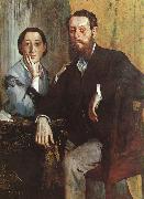 Edgar Degas The Duke and Duchess Morbilli Spain oil painting artist